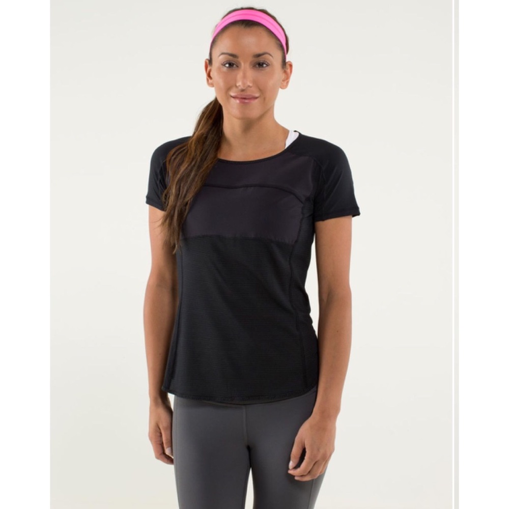 Lululemon Run Fast Track Short Sleeve Tee
